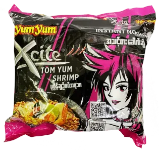 Yum Yum Xcite Tom Yum Shrimp Flavor Instant Noodle